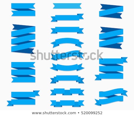 [[stock_photo]]: Blue Ribbon A Flat Style