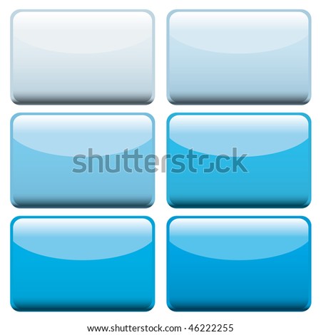 Large Blue Button Imagine de stoc © nicemonkey