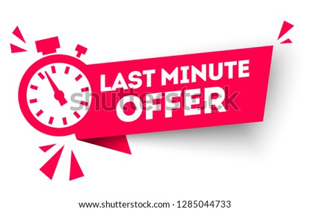 Foto stock: Last Minutes