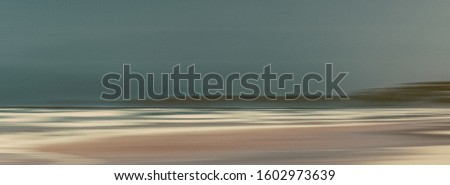 Stockfoto: Abstract Vintage Coastal Nature Background Long Exposure View O
