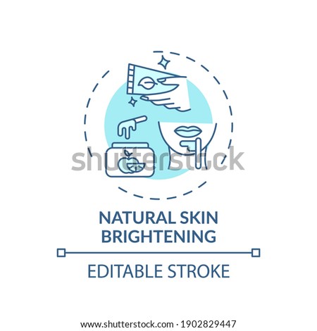 Stok fotoğraf: Appearance Of Acne Icon Vector Outline Illustration