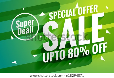 Stock fotó: Awesome Creative Sale Voucher Banner Design With Discount Detail