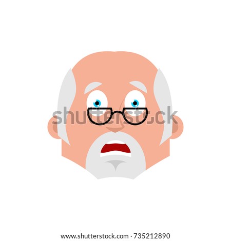 Stock fotó: Doctor Scared Emotion Avatar Physician Fear Emoji Vector Illus