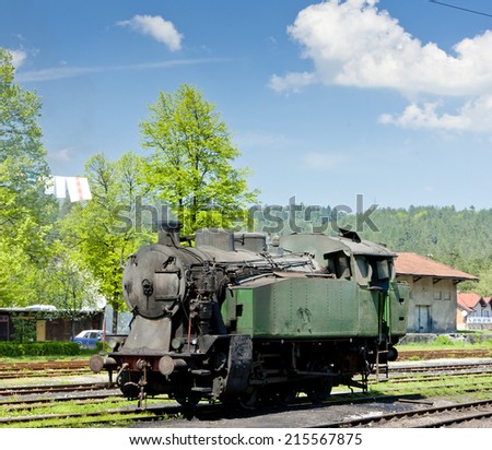 Сток-фото: Steam Locomotive Delivery Point In Oskova Bosnia And Hercegovi