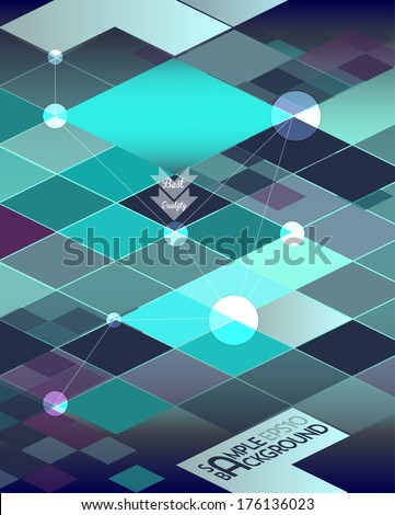 Stock photo: Abstract Background With Alienated Paper