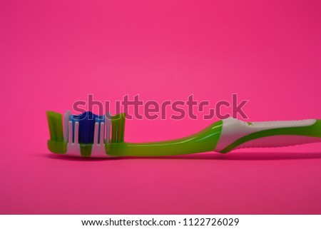 Stock photo: Colorful Teeth Care Symbols Beautiful Bright Colors Paper Desi