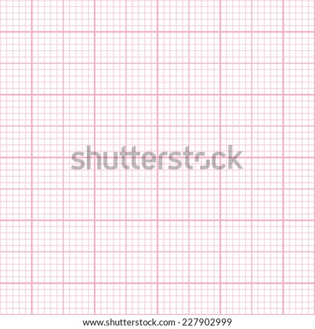 Zdjęcia stock: Millimeter Paper Vector Pink Graphing Paper For Technical Engineering Projects Grid Paper Measure