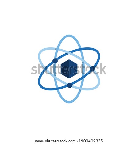 [[stock_photo]]: Hexagon Chemical Moleculat Nano Atom Structure Vector Icon Chemical Cells Icon Symbol Logo Illust