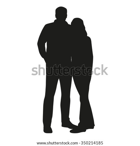 Stock fotó: Portrait Of A Romantic Couple Silhouette Couple Of Lovers Groom And Bride At The Window