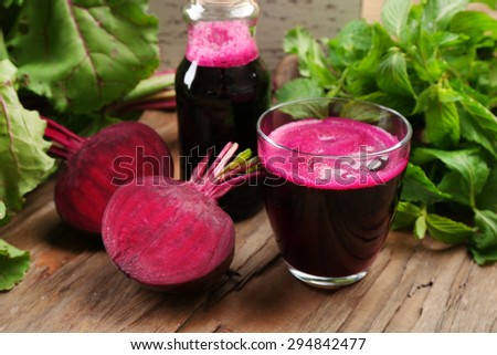 Stock fotó: Fresh Bright Beetroot Juice In Glass Bottle Raw Red Beet Near Isolated Over White Background Heal