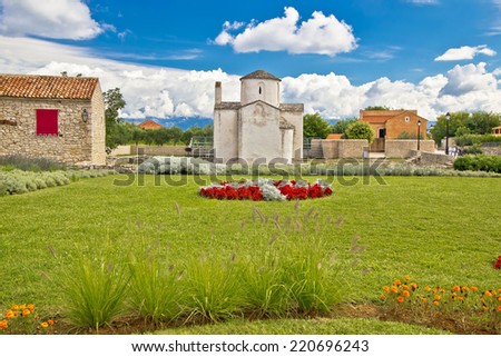 Cathedral Of Holy Cross In Nin Stockfoto © xbrchx