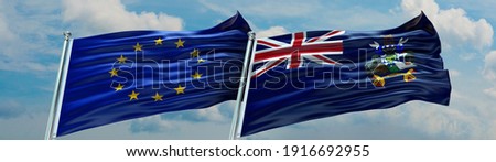 Stock photo: European Union And South Georgia And The South Sandwich Islands