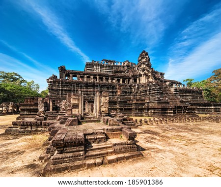 Stock photo: Panorama View Of Baphuon Temple At Angkor Wat Complex Siem Reap Cambodia