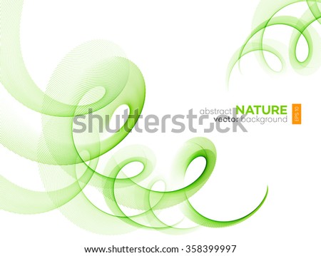 Stok fotoğraf: Smooth Wave Stream Line Abstract Header Layout Vector Illustration
