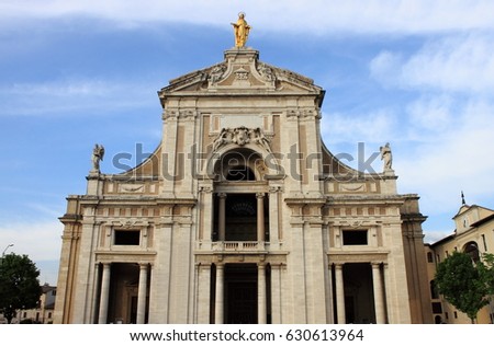 Zdjęcia stock: Facade Of The Basilica Of St Mary Of The Angels And The Martyrs Rome Italy