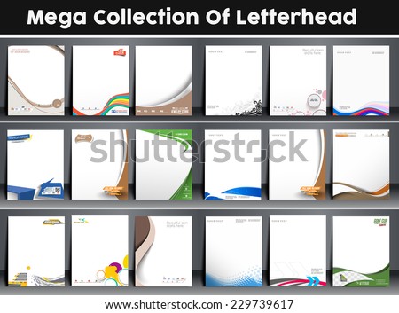 Stock foto: Business Letterhead Business Template Vector Design Illustration