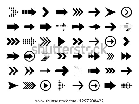 Zdjęcia stock: Up And Down Web Flat Simple Arrows For Web Design Next And Previos Action Circle Arrow Button Vect