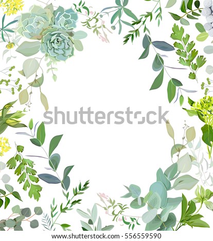 Zdjęcia stock: Herbarium Of Flowers And Leaves On The Floral Background With Op