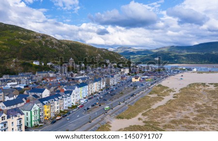 Stockfoto: A View Up The Mawddach Estuary In Wales From Barmouth