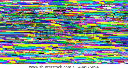 Glitch Videotape Abstract Background Eighties Style 80s Stok fotoğraf © rogistok