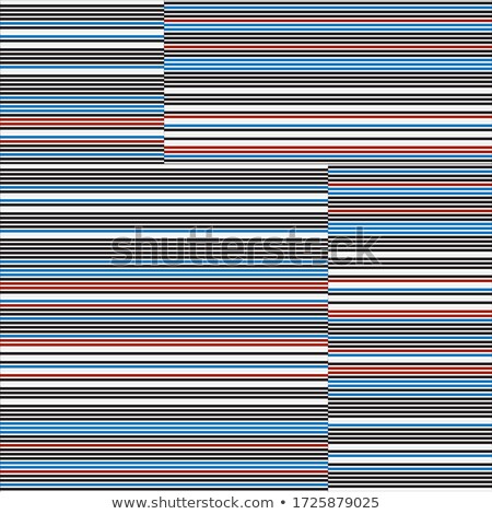 Foto stock: Abstract Zigzag Parallel Stripes Vector Seamless Pattern Repeating Monochrome Background