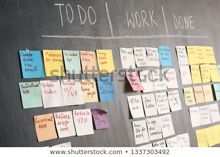 Stockfoto: Planning And Organization Of Tasks On Board