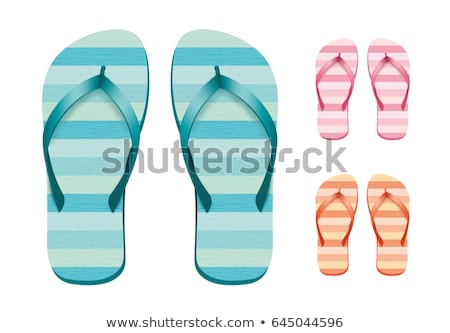 Foto stock: Flip Flops By The Pool