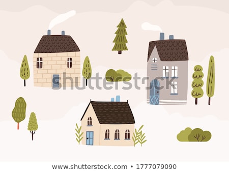 Stockfoto: Nature Landscape And Smoke From The Chimney