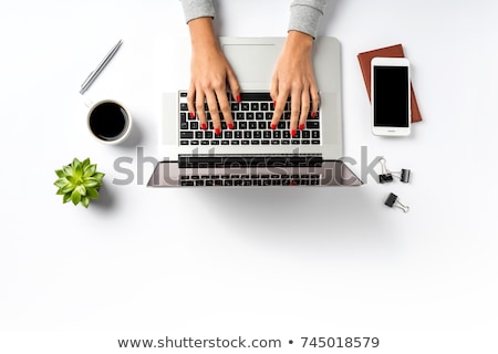 Stockfoto: Top View Work Table