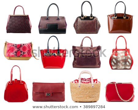 Stockfoto: A Maroon Leather Bag