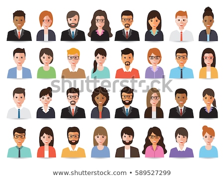 Zdjęcia stock: Business People Vector Flat Avatars Male And Female