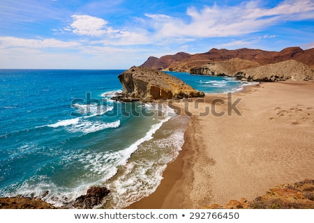 Stok fotoğraf: Playa De Monsul Spain