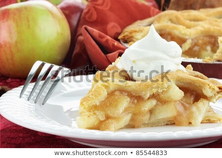 Stock fotó: Homemade Pie And Silverware