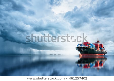 ストックフォト: Cargo Ship At Dock