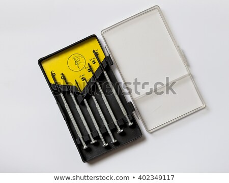 Сток-фото: Set Of Screwdrivers In The Package