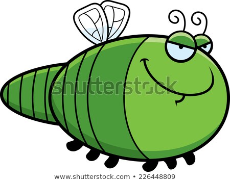 Stockfoto: Sly Cartoon Dragonfly