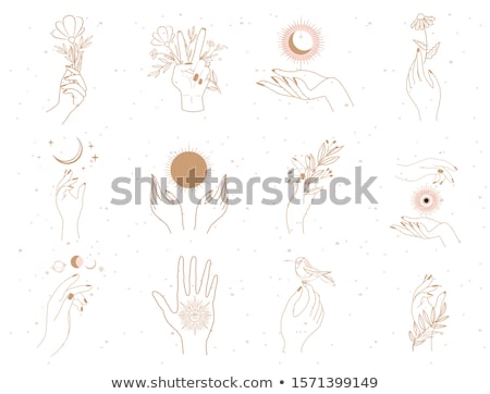 Stockfoto: Astrology Concept - Line Design Style Banners Set