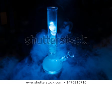 Zdjęcia stock: Weed In Blue Water