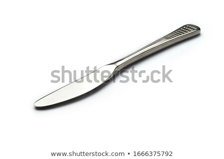 Foto stock: Knife Set Isolated On White Background