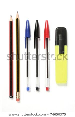 Stok fotoğraf: Red Pencil In Action