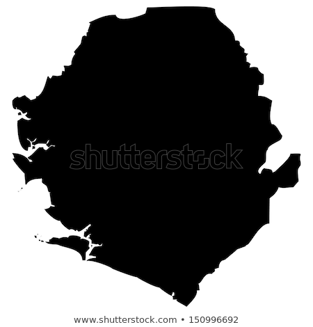 Stock photo: Map Of Sierra Leone