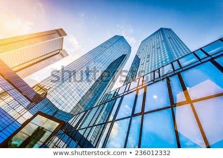 Stock fotó: Modern Architecture Of Downtown Of Frankfurt