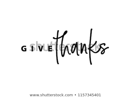 Stockfoto: Give Thanks