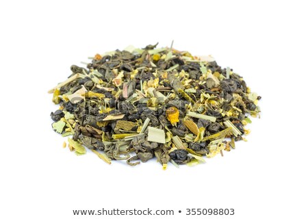 Foto d'archivio: Loose Mixed Biological Sweet Angels Tea Isolated On White