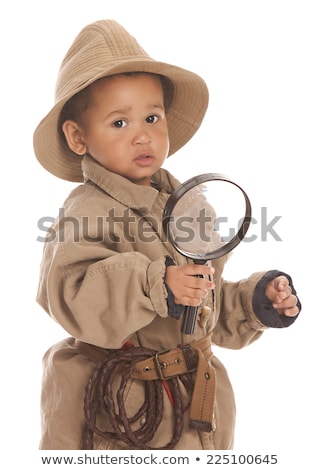 Stock photo: Little Boy Whipped Close Up Isolated