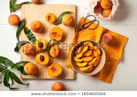 Stock fotó: Cooking Jam From Fresh Nectarines