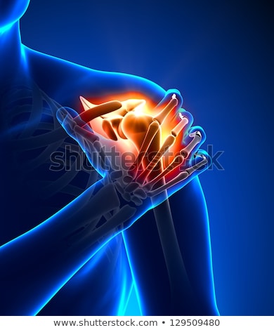 Сток-фото: Diagnosis - Joint Pain Medicine Concept 3d Illustration