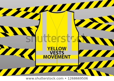 Vector Yellow Vest Protestors Illustration ストックフォト © naum