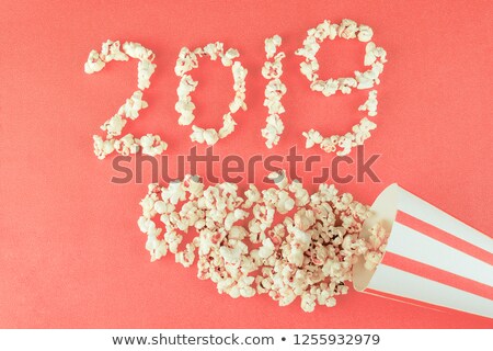 Stockfoto: Concrete Surface In A Fashionable Pantone Trendy Color Of The Year 2019 Living Coral As A Background