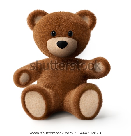 Stok fotoğraf: 3d Brown Bear Toy